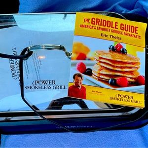 A smokeless power griddle